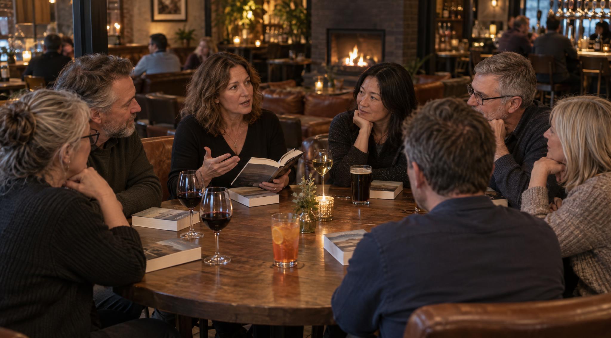 book club venue Bedford